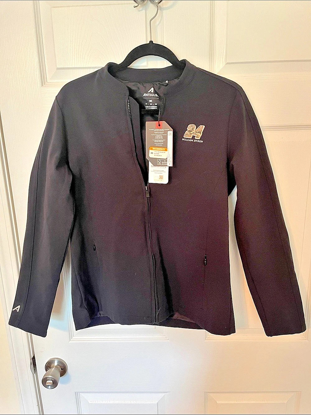 Antigua Women's Regard Full-Zip Jacket Black Medium